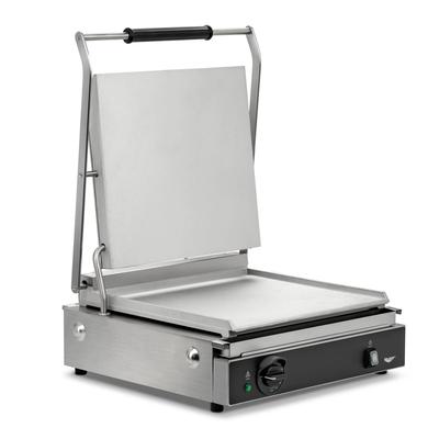 Vollrath PSG4-SSF120 Single Commercial Panini Press w/ Aluminum Smooth Plates, 120v, Stainless Steel