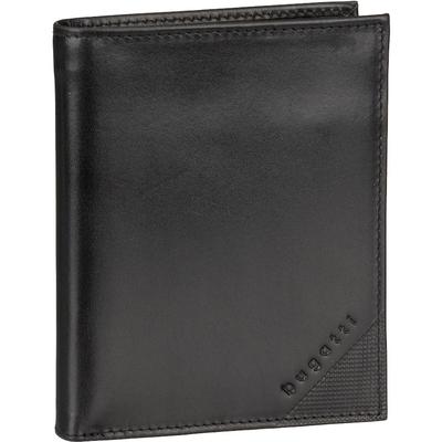 Bugatti - Geldbörse Nobile Vertical Wallet with Flap Portemonnaies 1 ct Schwarz Herren