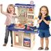 Hot Bee Kids Pretend Play Kitchen - 34 inch Safe&Fun Kitchen Food Playset for Kids 1-6 Years Great Christmas Gift Toys for Boys Girls 3 4 5 6+
