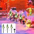 Lingouzi Christmas And Daily Practical Outdoor Christmas Decorations Solar Christmas Tree Outdoor Garden Christmas Decoration Lights Garden Led Light Led Landscape Lighting For Garden Decor