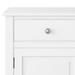 WyndenHall Hampshire Solid Wood Traditional Entryway Storage Cabinet - 40 w x 15 d x 36 h White Lacquer Painted