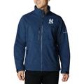 Men's Columbia Navy New York Yankees Ascender II Full-Zip Jacket