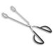 Tomfoto Scissor Tongs Barbecue BBQ Grill Pastry Tongs Baking Cooking Clamp Kicthen Food Scissor Tongs Stainless Steel Handles