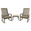 highwood Rocking Chairs and Side Table (3-piece Set) Woodland Brown
