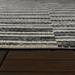 Balta Trevor Modern Striped Indoor/Outdoor Area Rug Grey 7 10 x 10 8 x 10 Taupe Silver Off-White