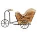 Iron Tricycle Plant Stand Rustic Style Flower Pot Bike Planter Holder Desktop Decoration
