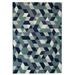 Balta US Inc Felix Geometric Indoor/Outdoor Area Rug Blue 5 3 x 7 7 5 x 8 Navy Sage Teal