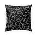 DOGWOOD SKETCH CHARCOAL Indoor|Outdoor Pillow By Kavka Designs