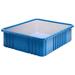 Quantum Dust Cover Inlay for Dividable Grid Container DG93060 DG93080 and DG93120 - Clear 3 Pack