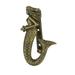 Zeckos Bronze Cast Iron Mermaid Door Knocker Front Door Decor - 5.75 X 3.75 X 1.75 inches