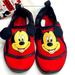 Disney Shoes | New Size 5/6 (S) Toddler Mickey Mouse Water Shoes | Color: Black/Red | Size: Small (5/6)