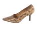 Gucci Shoes | Gucci Leather Pumps, Animal Print, Size 8b | Color: Tan | Size: 8