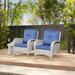 7PCS Outdoor Loveseat Sofa Table Rocking Chair Furniture Set