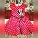 Disney Dresses | Disney Minnie Dress Size 6 | Color: Red | Size: 6g