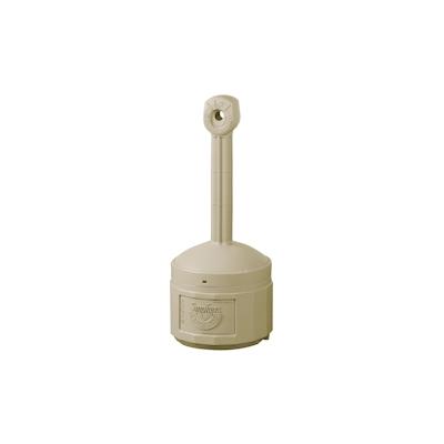 Justrite Sicherheits-Standascher aus Kunststoff Original Smoker Cease Fire® | 15 Liter Innenbehälter, selbstlöschend | HxB 98x42cm | Beige Image