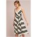 Anthropologie Dresses | Anthropologie Rosaria Wrap Dress Black White Cream Striped | Color: Black/White | Size: 8p