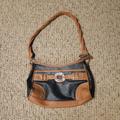 Rosetti Bags | Hp3-3-24womens Rosetti Twisted Strap Shoulder Bag Brown And Black | Color: Black/Brown | Size: Os