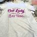 Disney Tops | Disney Aristocats Marie ''You Say Cat Lady Like It's A Bad Thing'' T-Shirt Large | Color: Gray/White | Size: L