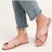 Anthropologie Shoes | Anthropologie X Seychelles Total Relaxation Pink Vachetta Leather Sandals 7 | Color: Pink | Size: 7