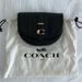 Coach Bags | Coach Saddle 20 Handbag In Black Leather | Color: Black/Gold | Size: Os