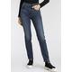 Straight-Jeans LEVI'S "724 High Rise Straight" Gr. 27, Länge 28, blau (dark indigo denim) Damen Jeans Gerade