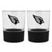 Arizona Cardinals Two-Piece 14oz. Stealth Commissioner Rocks Glass Set