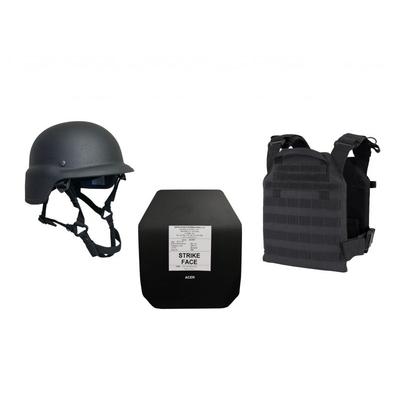 United Shield Active Shooter Level III PST 650 Helmet 2 10in x 12in Acer Plates Tan Large ASLIII-L-T