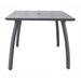 Grosfillex Expert Grosfillex Sunset 36" Square Table Metal in Black | 29 H x 36 W x 36 D in | Wayfair S6602288