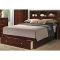 Wildon Home® Low Profile Storage Platform Bed Wood in Brown | 52 H in | Wayfair 3DEAE789D99A4960B185F8E662508D4E