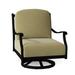 Woodard Casa Swivel Outdoor Rocking Chair in Black | 35.75 H x 29.5 W x 34 D in | Wayfair 3Y0477-92-08Y