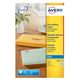 Avery J8551-25 Inkjet Mini Clear Address Labels 38.1mm x 21.2mm - Transparent (1625 Labels)