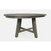 Telluride Contemporary Rustic Farmhouse Round to Oval Counter Height Dining Table - Jofran 2231-54BCHKT