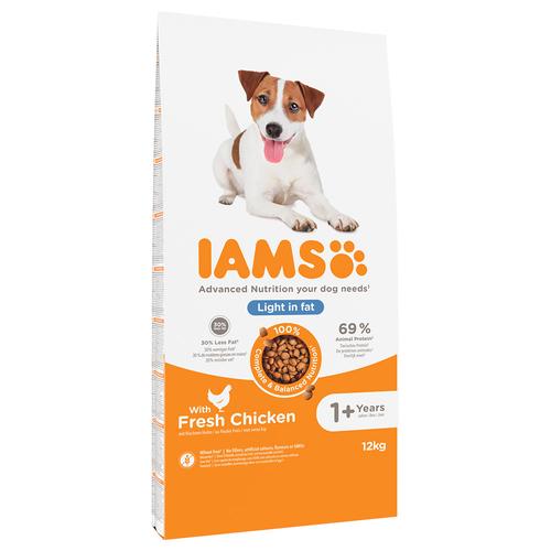 12kg IAMS Advanced Nutrition Weight Control mit Huhn Hundefutter trocken