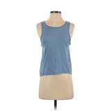 Victoria Sport Active Tank Top: Blue Activewear - Women's Size X-Small