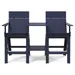 Loll Designs Lollygagger Hi-rise Chair Set with Square Bridge - LL-LC-HRC-NB | LL-LC-HRCB-NB