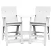 Loll Designs Lollygagger Hi-rise Chair Set with Round Bridge - LL-LC-HRC-CW | LL-LC-HRCB40-CW