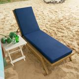 YEERSWAG 80x26x3 Inch Recliner Cushion Chaise Lounge Cushion Non Slip Waterproof Anti-fading Chair Cushion Outdoor Living Adjustable Beach Patio Garden Furniture Cushion with Ties