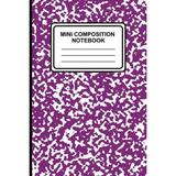 Mini Composition Notebook : 6 X 9 100 Pages Lined Ruled Notebook (Marble (Purple)-[Professional Binding]