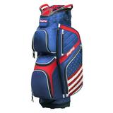 Bag Boy Golf USA CB-15 Cart Bag Blue/Red/White