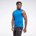 Men's Training Sleeveless Tech T-Shirt in Blue