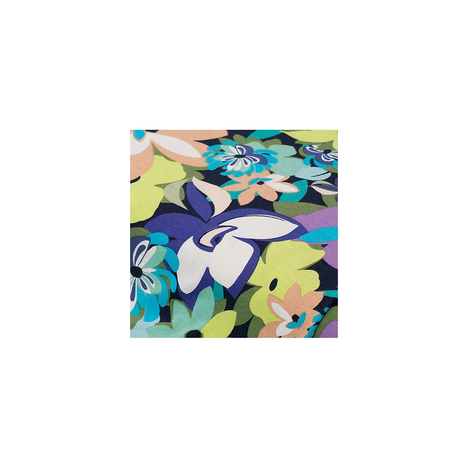 Viskose-Jersey Blumen, lila/blau Image