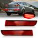 2 Pcs L+R Rear Bumper Reflective Tail Brake Light For Mitsubishi Outlander EVO Lancer