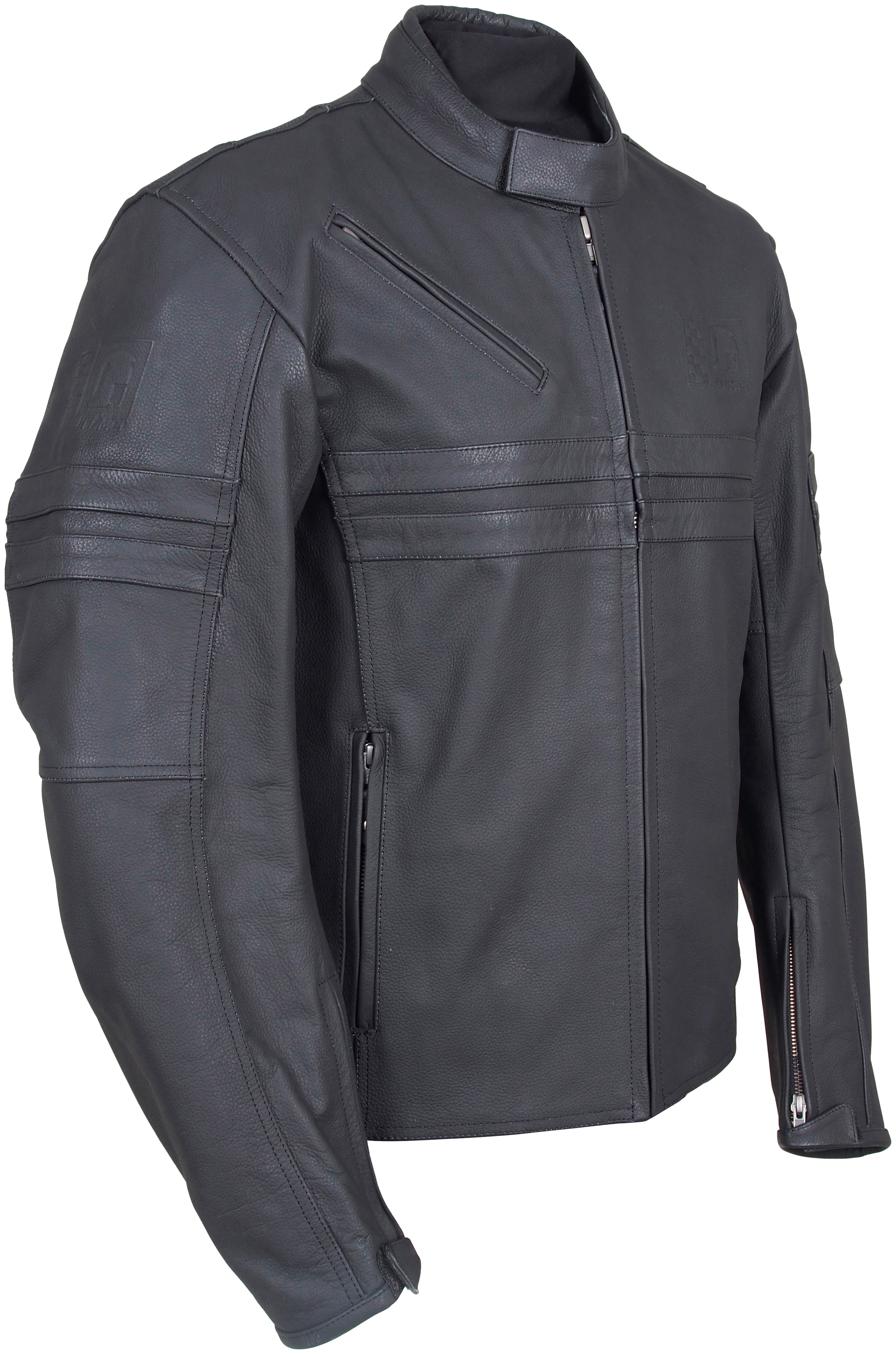 Motorradjacke ROLEFF "RO 844 S" Gr. M, grau, Jacken, M, Obermaterial: 100% Büffelleder. Innenfutter: 100% Polyester Image