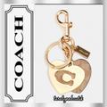 Coach Accessories | Coach Hearts Bag Charm | Color: Gold/Tan | Size: Os