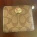 Coach Accessories | Coach Wallet | Color: Gold/Tan | Size: Os