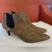 Zara Shoes | Last Chance! (To Be Donated) Zara Basic Collection Ankle Booties | Color: Green/Tan | Size: 9