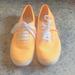 Vans Shoes | Bright Neon Orange Vans, Women's Size 8 | Color: Orange/White | Size: 8