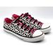 Converse Shoes | Converse All Star Low Animal Print Hot Pink White Slip On Sneakers Girls Size 3 | Color: Black/White | Size: 3g