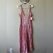 Anthropologie Dresses | Anthropologie Cerise Maxi Dress Size M New With Tags | Color: Cream/Pink | Size: M