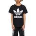 Adidas Shirts & Tops | Adidas Black Trefoil Short Sleeve Tee Shirt Size Medium Kids 11-12 Boys Cotton | Color: Black/White | Size: 12b